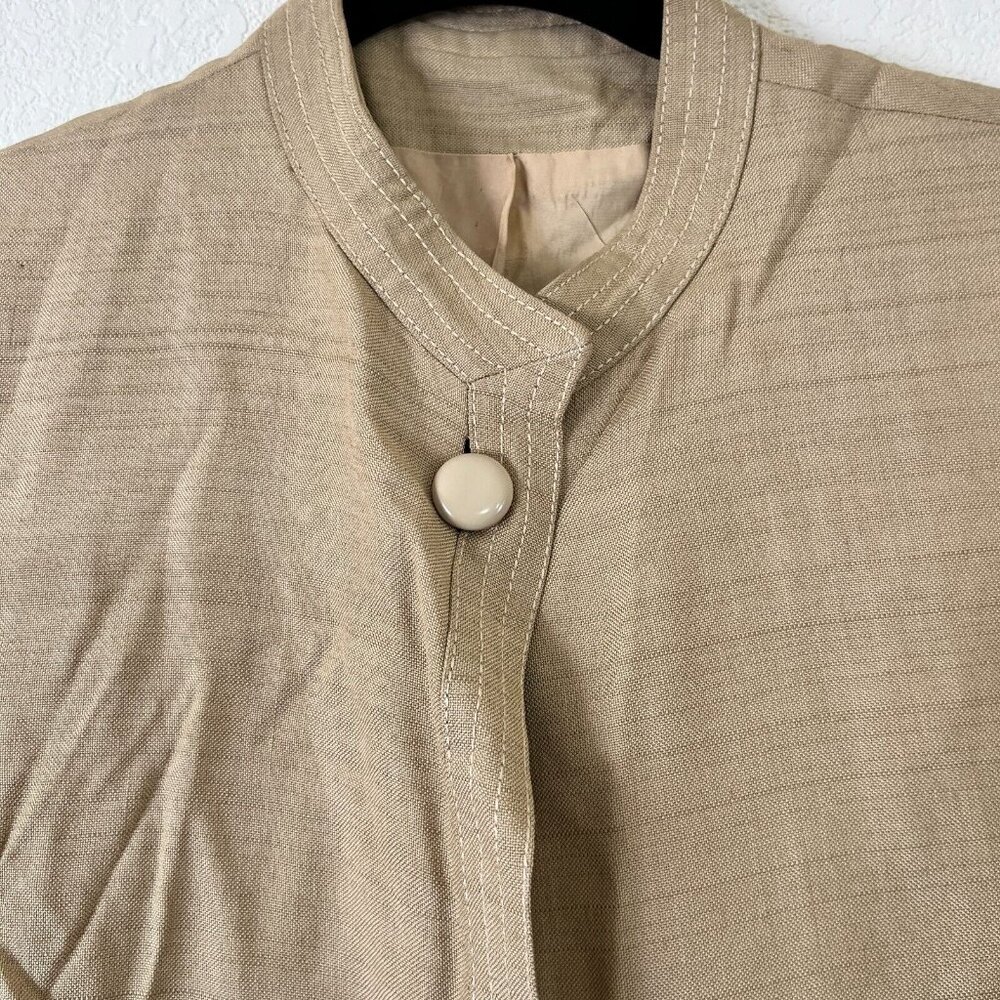 I.Magnin Nipon Coature One Button Blazer Jacket M… - image 2